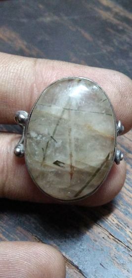 แหวนเงินแก้วโป่งข่าม