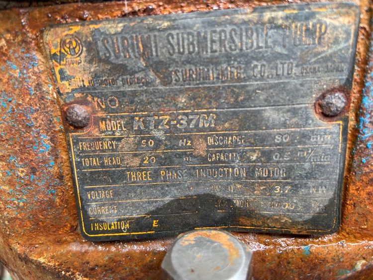 SUBMERSIBLE PUMPTSURUMI รูปที่ 4