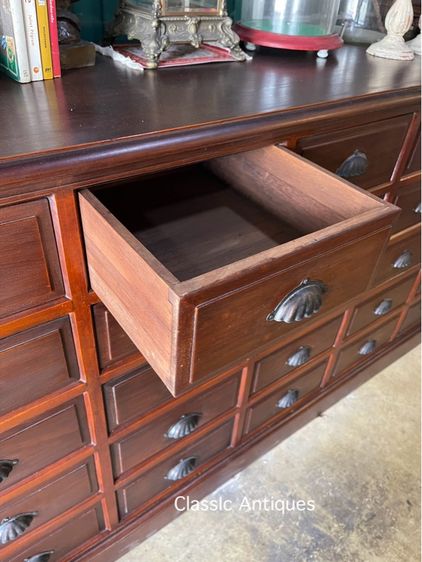 ตู้ ลิ้นชักไม้สัก 25ลิ้นชัก สะสม รูปที่ 4