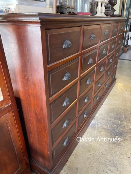 ตู้ ลิ้นชักไม้สัก 25ลิ้นชัก สะสม รูปที่ 6