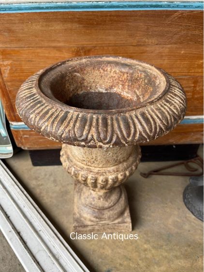 กระถางหลุยส์ เหล็กหล่อใบใหญ่ A5 รูปที่ 3