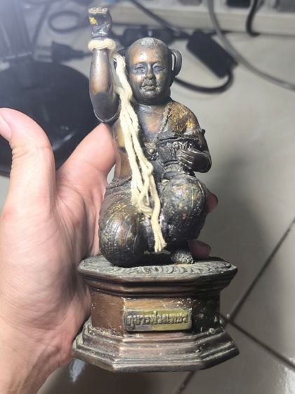 
เทพกุมารพ่วงเพชร หลวงปู่หงษ์ พรหมปัญโญ ขนาดบูชา 3 นิ้ว เนื้อทองชนวน

