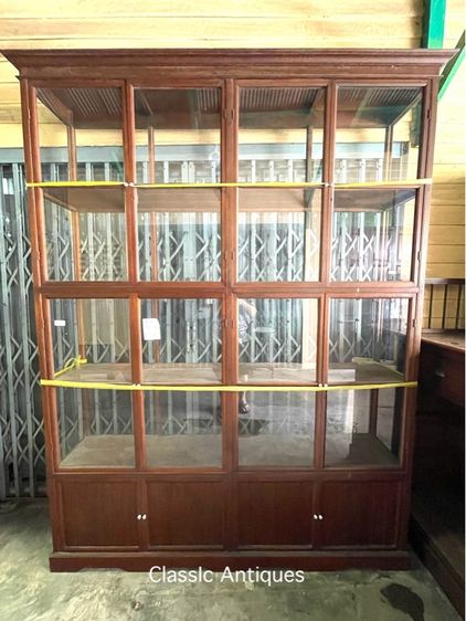 ตู้ โชว์ไม้สัก 5ชั้นสะสม รูปที่ 3