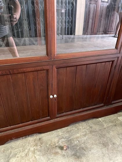 ตู้ โชว์ไม้สัก 5ชั้นสะสม รูปที่ 4