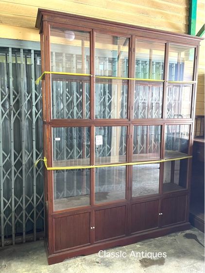 ตู้ โชว์ไม้สัก 5ชั้นสะสม รูปที่ 2