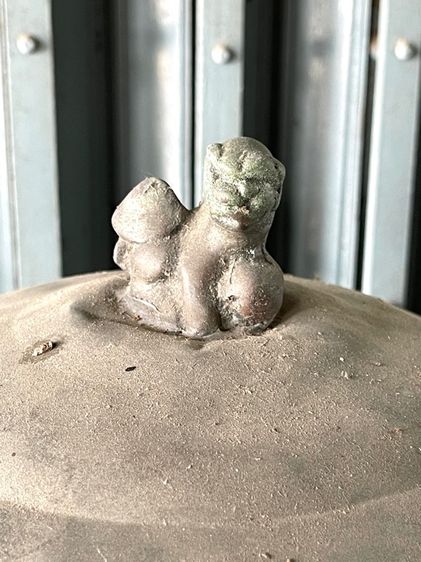 ถังน้ำหวาน ถังน้ำขม ทองเหลืองโบราณเก่าสะสม รูปที่ 5