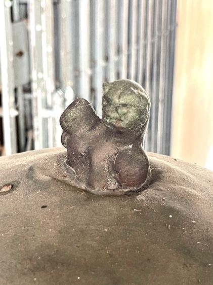 ถังน้ำหวาน ถังน้ำขม ทองเหลืองโบราณเก่าสะสม รูปที่ 6