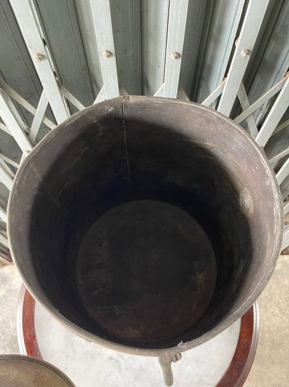 ถังน้ำหวาน ถังน้ำขม ทองเหลืองโบราณเก่าสะสม รูปที่ 12