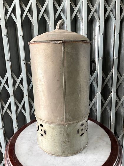 ถังน้ำหวาน ถังน้ำขม ทองเหลืองโบราณเก่าสะสม รูปที่ 8