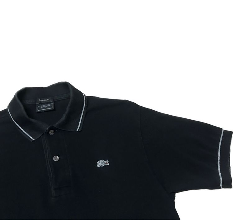 Lacoste Black Polo Shirt. รูปที่ 3