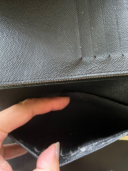 LV Brazza wallet damier graphite รูปที่ 8