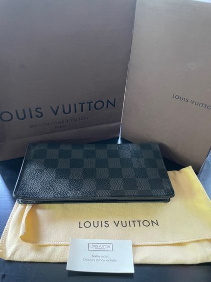 LV Brazza wallet damier graphite รูปที่ 14