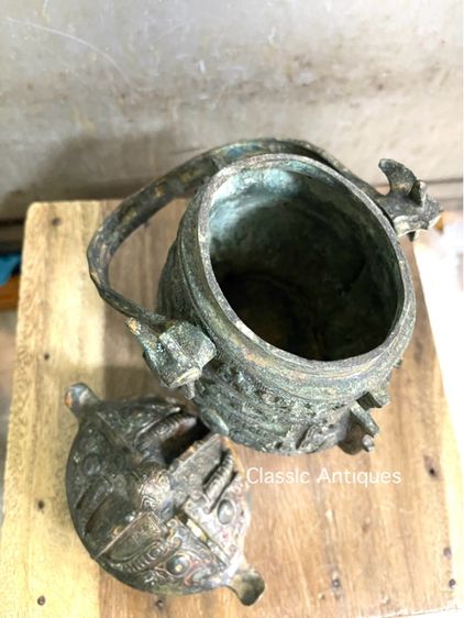 โถมีหู สัมฤทธิ์ สะสมA7 รูปที่ 18