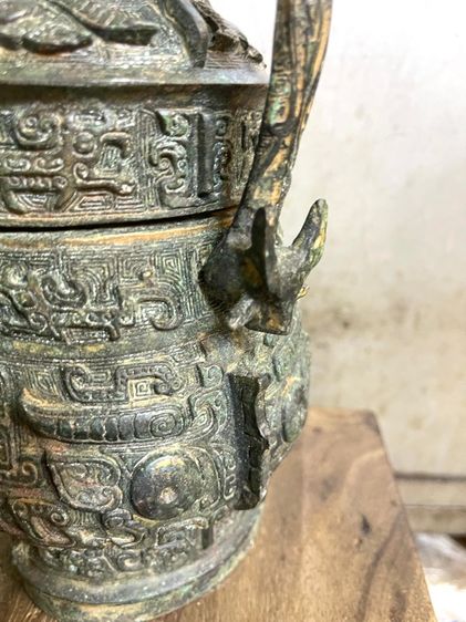 โถมีหู สัมฤทธิ์ สะสมA7 รูปที่ 2