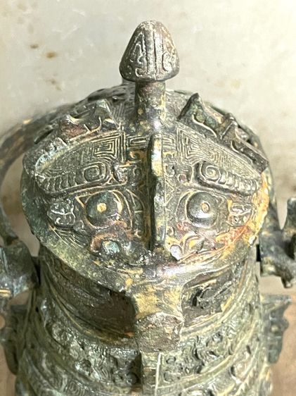 โถมีหู สัมฤทธิ์ สะสมA7 รูปที่ 12