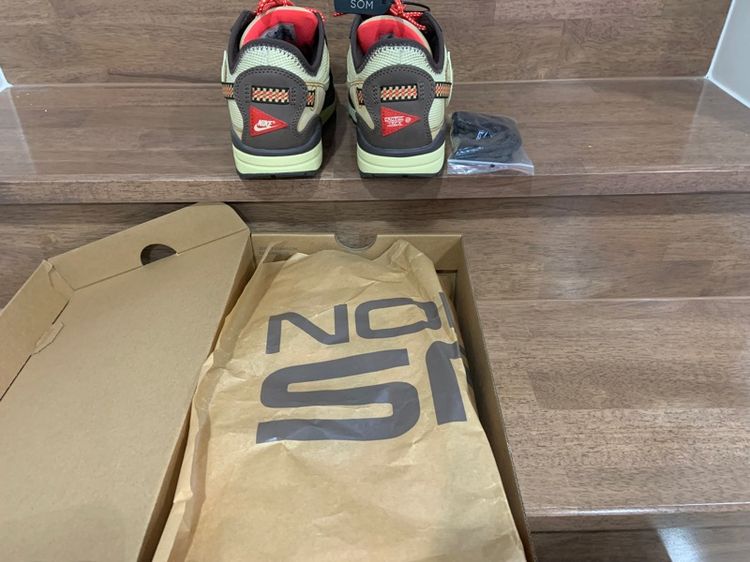 Nike Air Max 1 Travis Scott Cactus Jack Baroque Brown ซื้อที่ SA SOM แท้ 💯 size EU40.5 cm25.5 เท้า 25-26 ใส่ได้ สภาพใหม่มากอุปกรณ์ครบ รูปที่ 17