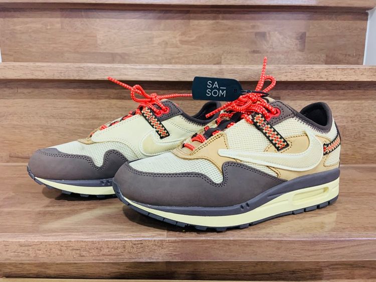 Nike Air Max 1 Travis Scott Cactus Jack Baroque Brown ซื้อที่ SA SOM แท้ 💯 size EU40.5 cm25.5 เท้า 25-26 ใส่ได้ สภาพใหม่มากอุปกรณ์ครบ รูปที่ 3