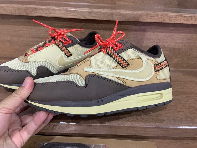 Nike Air Max 1 Travis Scott Cactus Jack Baroque Brown ซื้อที่ SA SOM แท้ 💯 size EU40.5 cm25.5 เท้า 25-26 ใส่ได้ สภาพใหม่มากอุปกรณ์ครบ รูปที่ 2