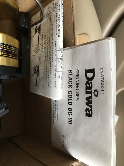 รอก DAIWA BLACK GOLD BG90 MAIDE IN THAILAND ของใหม่ นอนกล่อง กล่องใบครบ ไม่เคยใช้งาน ราคา 7500 บาท รูปที่ 3