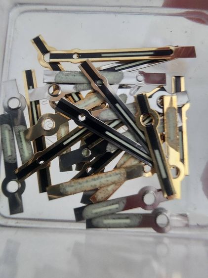 เข็มนาฬิกา เก่าเก็บ เดิมๆ หลายรุ่น หลายขนาด ขายยกทั้งหมด ทุกกล่อง ของใหม่ พร้อมใช้งาน อะไหลนาฬิกา รูปที่ 14