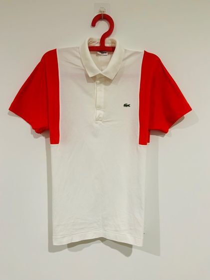 EU 45.5 แขนสั้น อื่นๆ เสื้อโปโล LACOSTE แท้ 💯 size 3 ขนาด อก 19.5 ยาว 27 นิ้ว สภาพดีมาก สีขาวเนื้อผ้าดีมากนิ่มใส่สบาย หายากน่าสะสมครับ