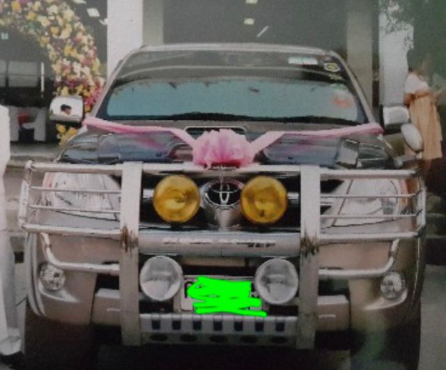 กันชนเสริมสแตนเลสหน้าแว่น สำหรับวีโก้4×4หรือจะไปแปลงใส่รถอื่น รูปที่ 2