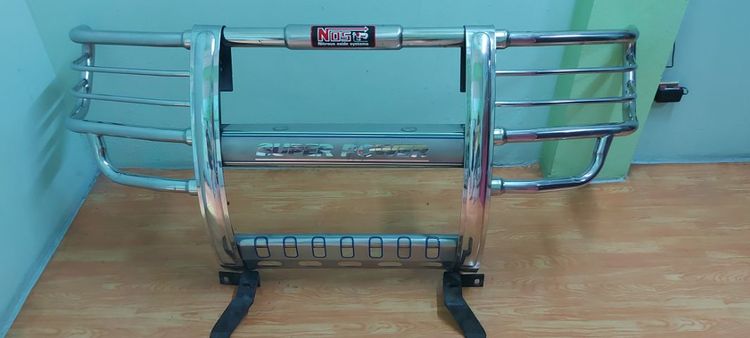 กันชนเสริมสแตนเลสหน้าแว่น สำหรับวีโก้4×4หรือจะไปแปลงใส่รถอื่น รูปที่ 3