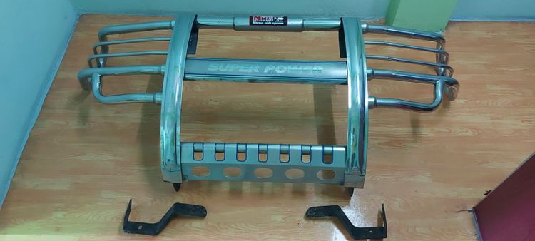 กันชนเสริมสแตนเลสหน้าแว่น สำหรับวีโก้4×4หรือจะไปแปลงใส่รถอื่น รูปที่ 5