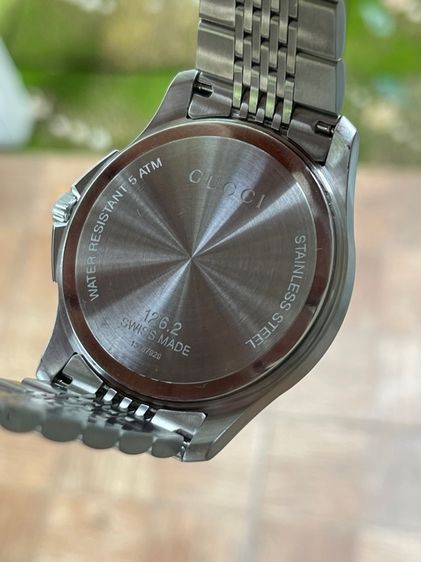 GUCCI Black Dial Date Stainless Steel 126.2 Series Men's Watch YA126201 รูปที่ 15