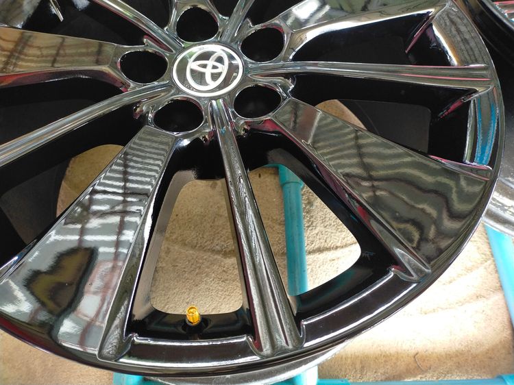 แม็กขอบ18 กว้าง8 et45 สีอบpowder coatใส่ vellfire alphard camry chr. อื่นๆ 5 รู 114 รูปที่ 8