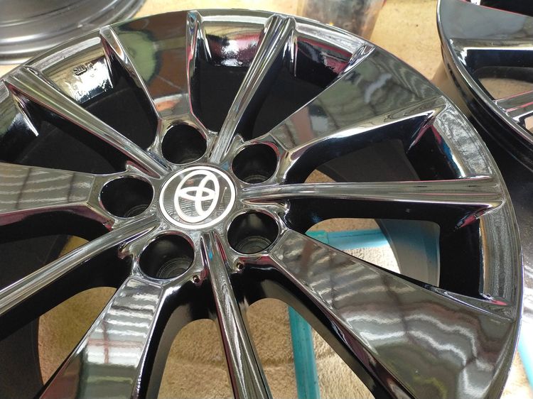 แม็กขอบ18 กว้าง8 et45 สีอบpowder coatใส่ vellfire alphard camry chr. อื่นๆ 5 รู 114 รูปที่ 6