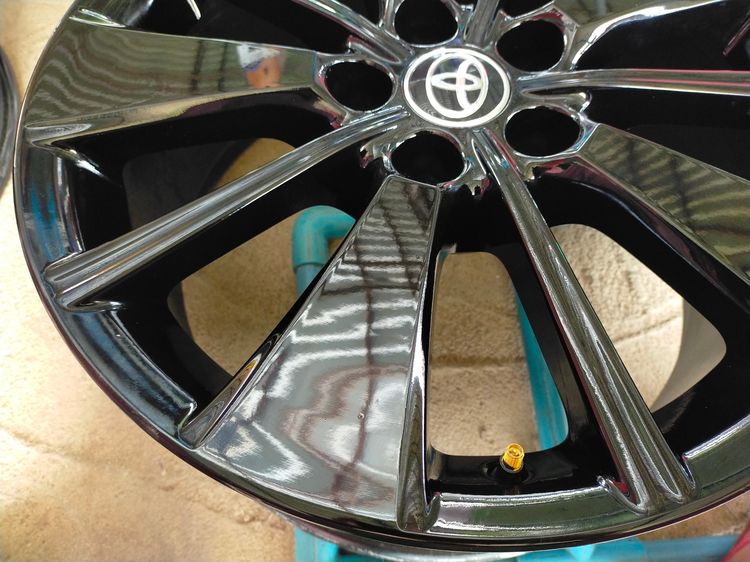 แม็กขอบ18 กว้าง8 et45 สีอบpowder coatใส่ vellfire alphard camry chr. อื่นๆ 5 รู 114 รูปที่ 7