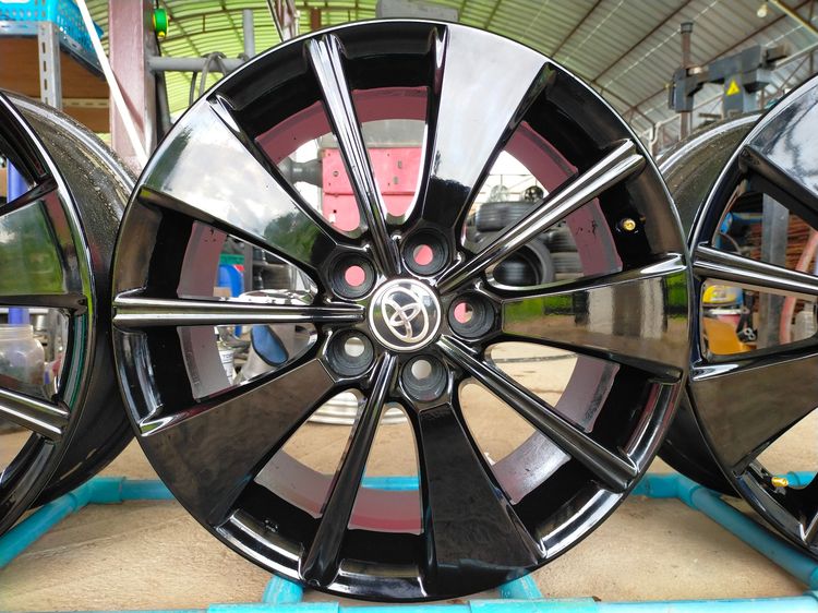 แม็กขอบ18 กว้าง8 et45 สีอบpowder coatใส่ vellfire alphard camry chr. อื่นๆ 5 รู 114 รูปที่ 4