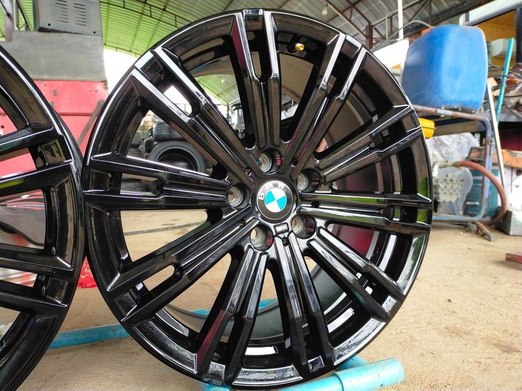 แม็กแท้BMW G20 M-Sport ขอบ18 หน้ากว้าง 7.5 et25 หลังกว้าง 8.5 et40 5รู112 สีอบpowder coat รูปที่ 2