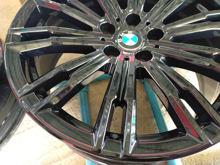 แม็กแท้BMW G20 M-Sport ขอบ18 หน้ากว้าง 7.5 et25 หลังกว้าง 8.5 et40 5รู112 สีอบpowder coat รูปที่ 7