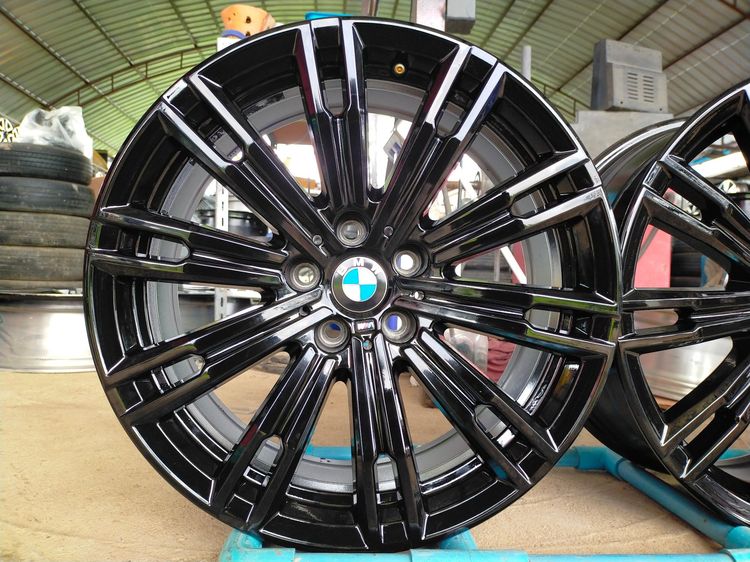 แม็กแท้BMW G20 M-Sport ขอบ18 หน้ากว้าง 7.5 et25 หลังกว้าง 8.5 et40 5รู112 สีอบpowder coat รูปที่ 3