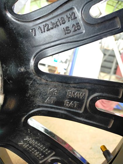 แม็กแท้BMW G20 M-Sport ขอบ18 หน้ากว้าง 7.5 et25 หลังกว้าง 8.5 et40 5รู112 สีอบpowder coat รูปที่ 9