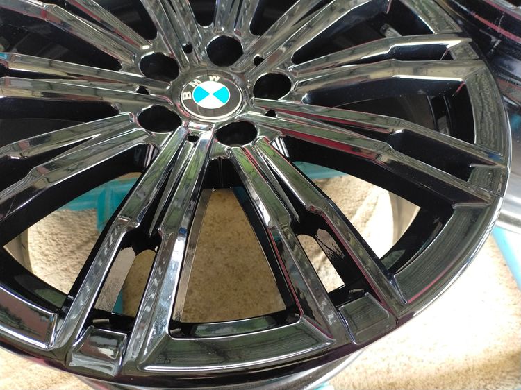 แม็กแท้BMW G20 M-Sport ขอบ18 หน้ากว้าง 7.5 et25 หลังกว้าง 8.5 et40 5รู112 สีอบpowder coat รูปที่ 8
