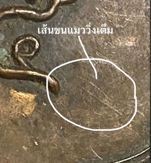 เหรียญหลวงพ่อขอม  วัดไผ่โรงวัว สุพรรณบุรี เสาร์ห้า พิมพ์ใหญ่ ( นิยม ) ปี 2505 เนื้อทองแดง   P423 รูปที่ 8