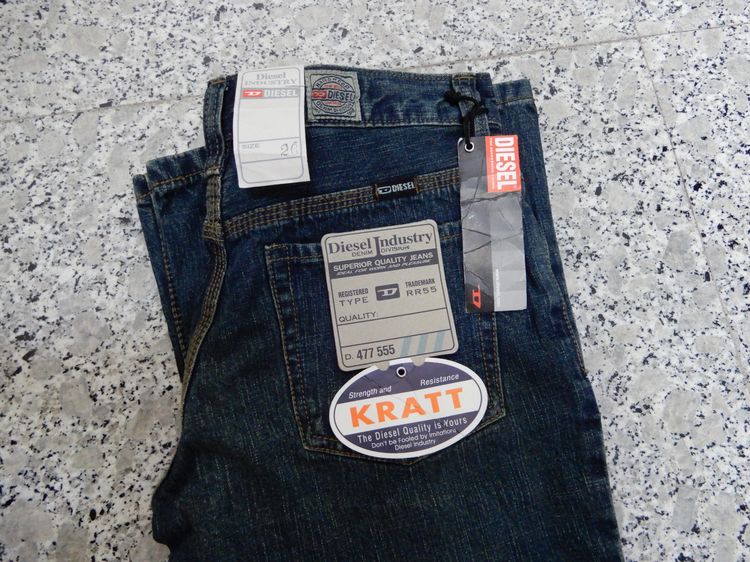 DIESELกางเกงยีนส์แฟชั่นขากระดิ่งผู้หญิง เอว 26 นิ้ว ของใหม่ รูปที่ 6