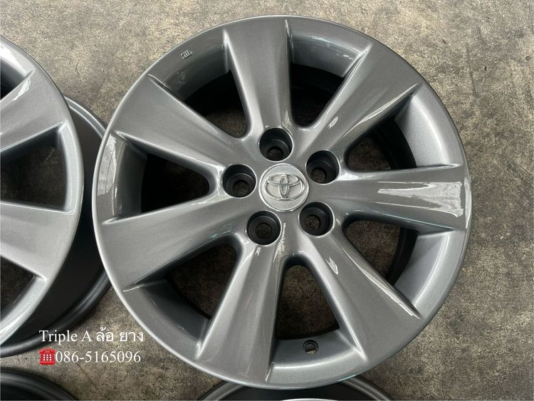 ✨ล้อแม็ก✨5รู100✨Toyota Altis ขอบ 15 สีเทา💖สวยกริ๊บ💖 รูปที่ 5