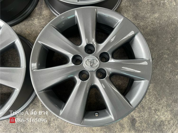 ✨ล้อแม็ก✨5รู100✨Toyota Altis ขอบ 15 สีเทา💖สวยกริ๊บ💖 รูปที่ 3