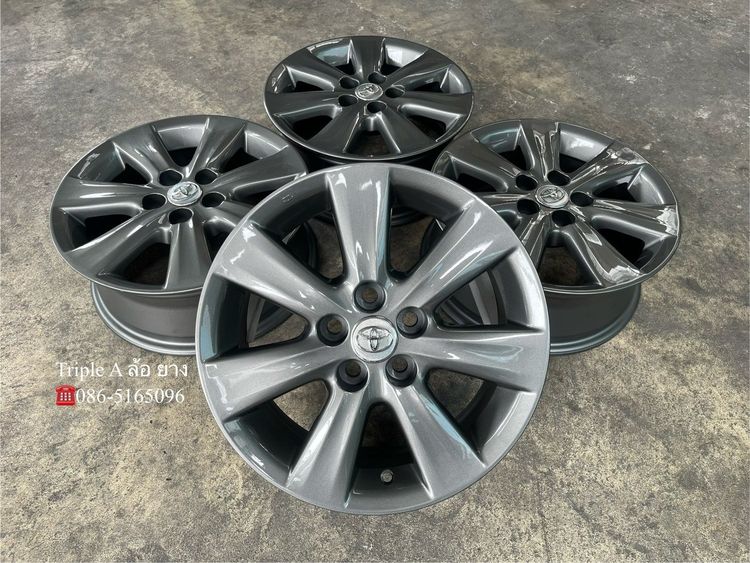 Enkai อะลูมิเนียมอัลลอย 15" ✨ล้อแม็ก✨5รู100✨Toyota Altis ขอบ 15 สีเทา💖สวยกริ๊บ💖