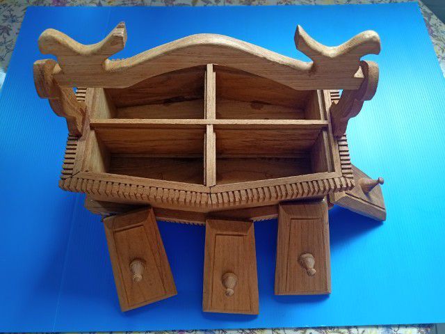 ตะกร้าไม้ใส่เครื่องประดับ รูปที่ 4