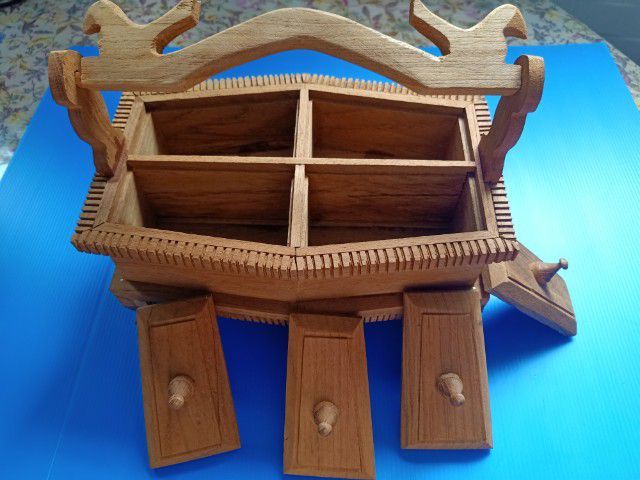 ตะกร้าไม้ใส่เครื่องประดับ รูปที่ 8