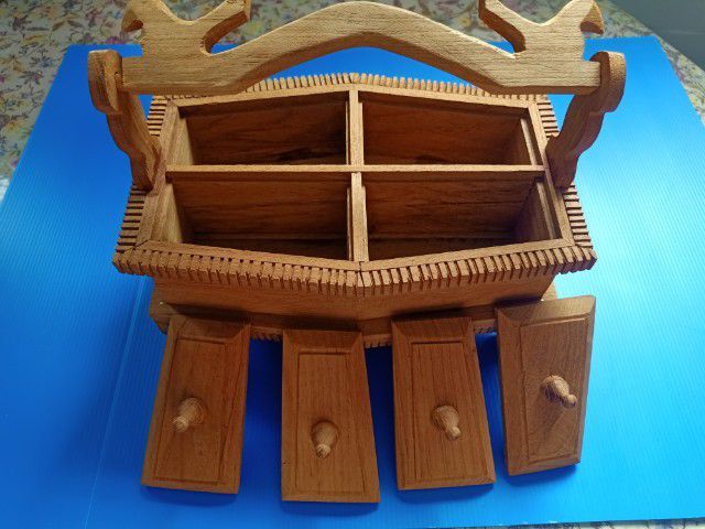 ตะกร้าไม้ใส่เครื่องประดับ รูปที่ 9