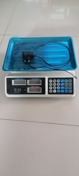 เครื่องชั่งตลาดแบบดิจิตอลอิเล็กทรอนิกส์จอ LED 2 ด้าน กันน้ำคำนวณราคา ได้ รูปที่ 6