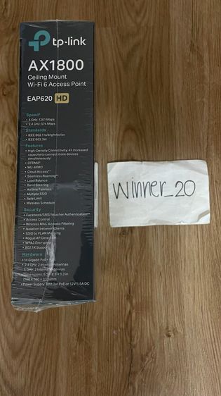 ขายTP-LINK (EAP620 HD) Wireless Access Point AX1800 Dual band Gigabit Wi-Fi 6 มือ1ราคาถูก รูปที่ 3