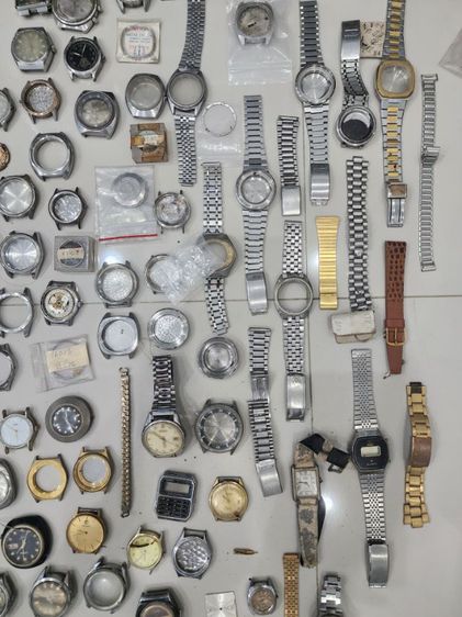 อะไหล่นาฬิกา งานช่าง เก่าเก็บเดิมๆ และตัวเรือนของใหม่ สายนาฬิกา Seiko ตัวเรือนสวยๆ พร้อมส่ง รูปที่ 12