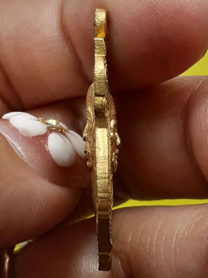 เหรียญหลวงพ่อคงหน้า คงหลัง วัดป่าขาด จังหวัดสงขลา กะไหล่ทอง รูปที่ 3